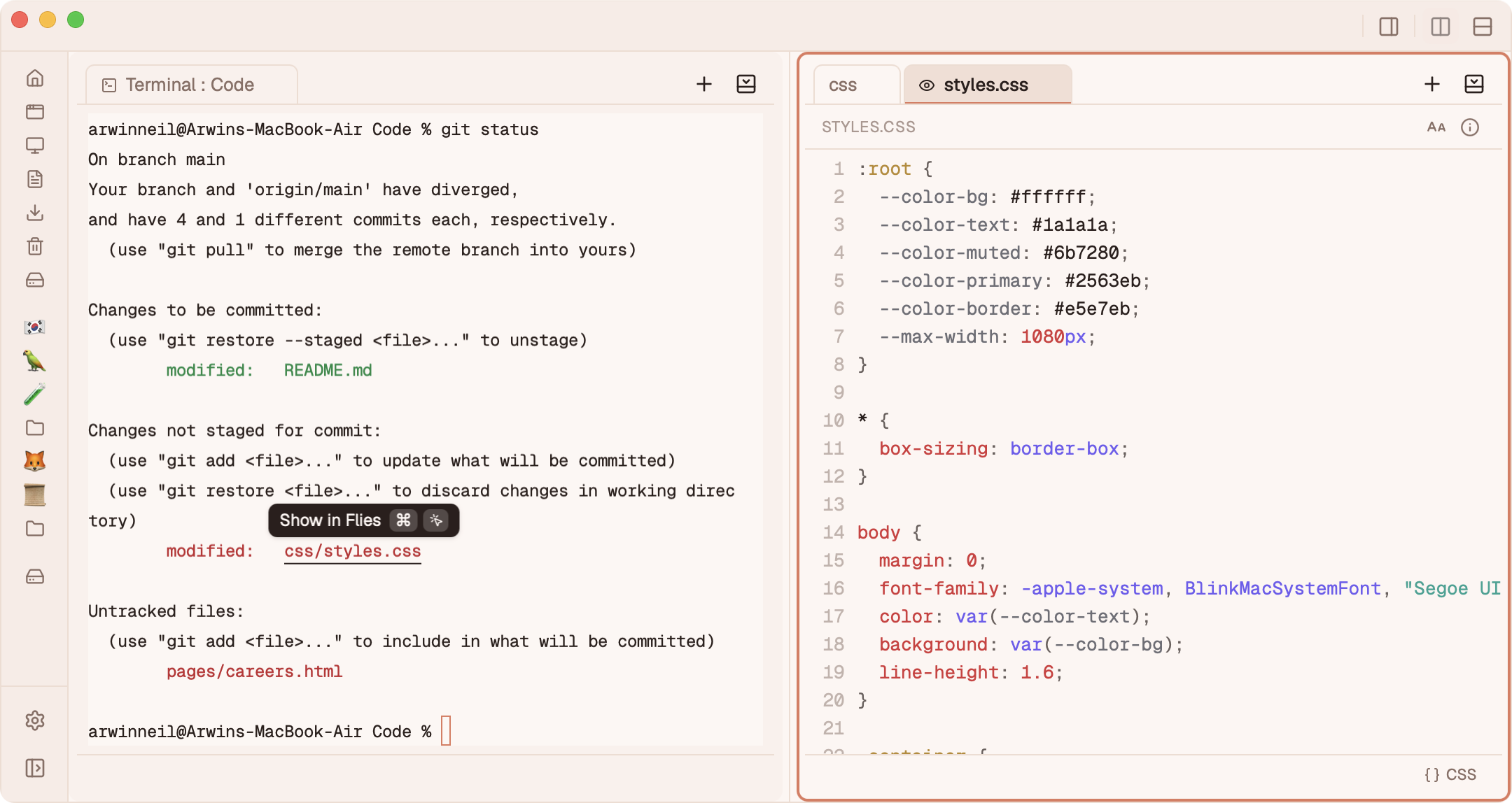 What's new in Flies 0.2.3